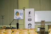 Logo sponsorów wizyty P. Amano w Krakowie